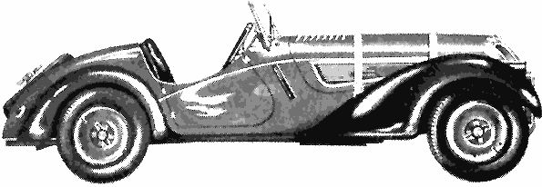 BMW-Sportwagen 328 aus den drei&szlig;iger Jahren