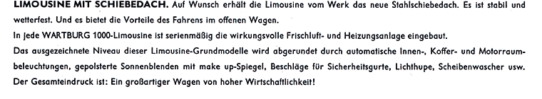 Wartburg 311 WB1000 Flyer