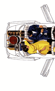 Innenraumaufteilung hinten