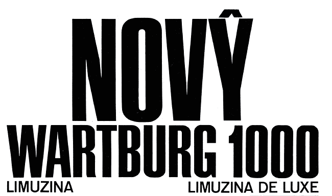 Wartburg 353 Prospekt 1967