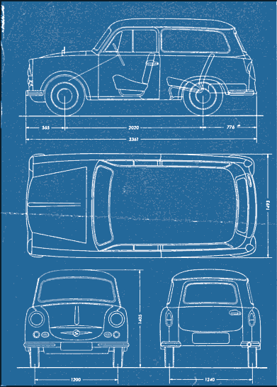 Trabant P50 Prospekt 1959