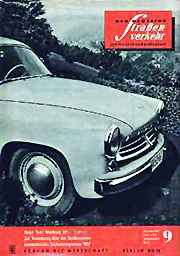 TEST aus der Deutsche Stra&szlig;enverkehr 9/1957